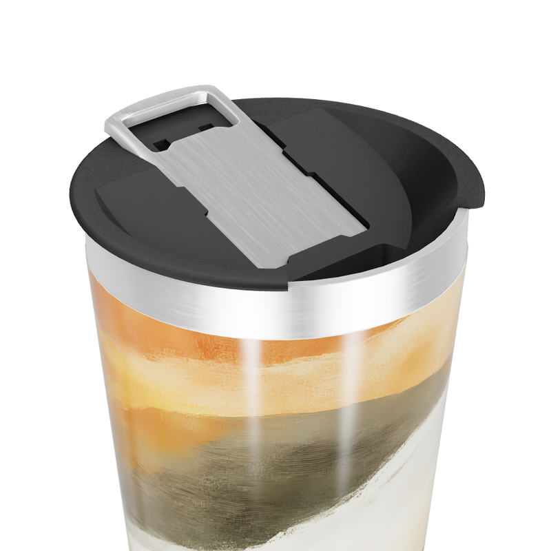 Copo Térmico - Estampa Abstrata Colorida