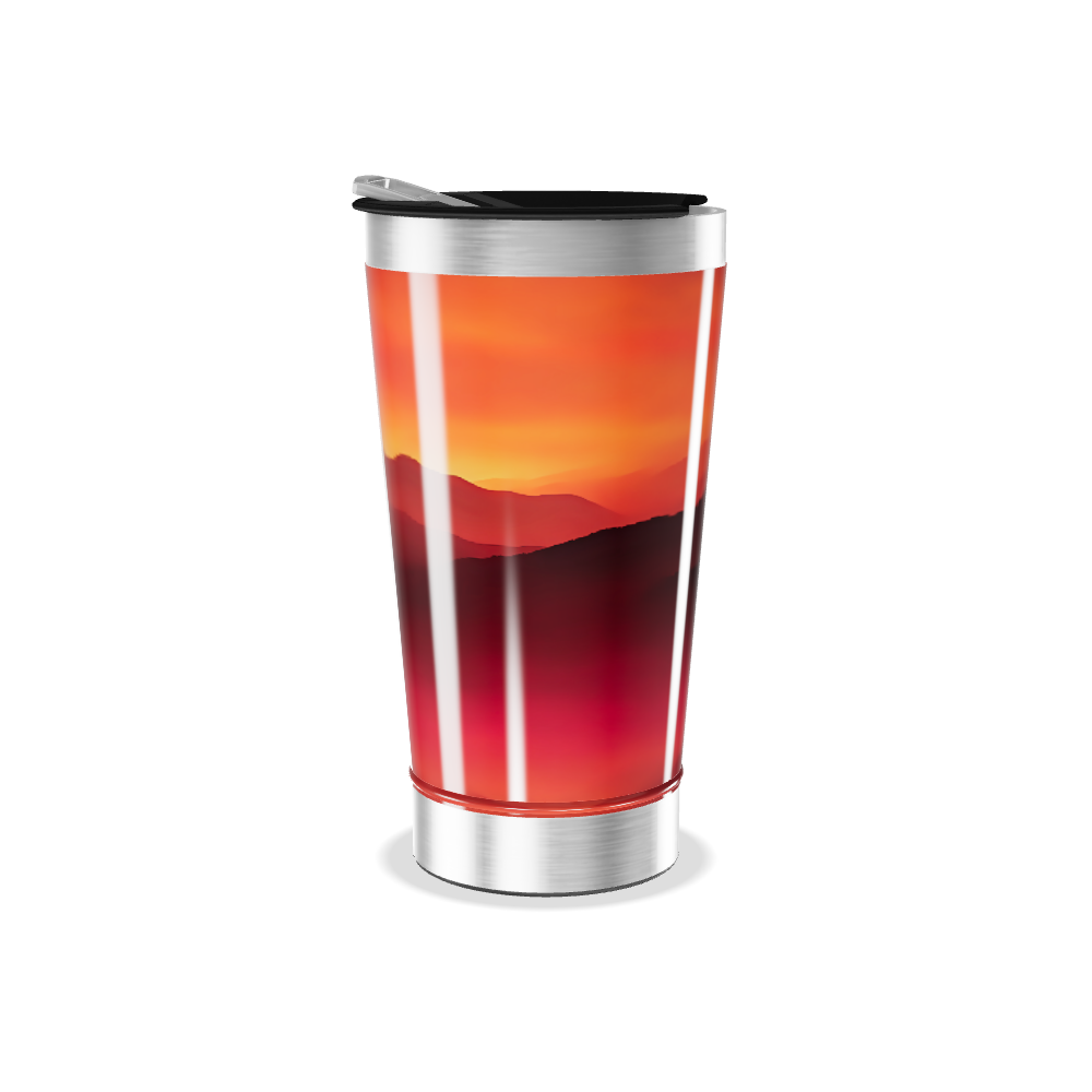 Copo Térmico - Estampa Pôr do Sol