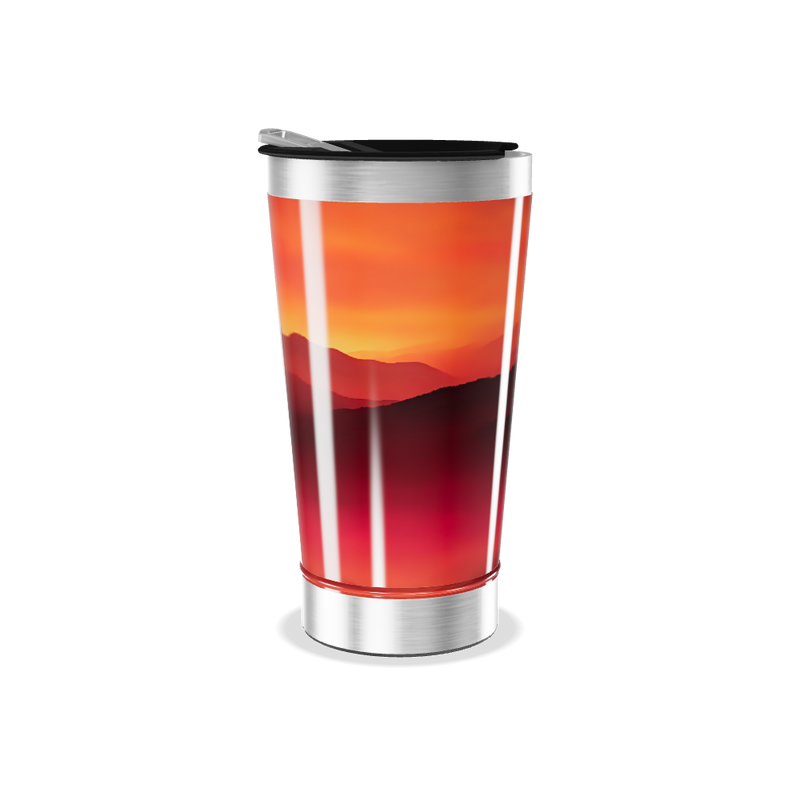 Copo Térmico - Estampa Pôr do Sol