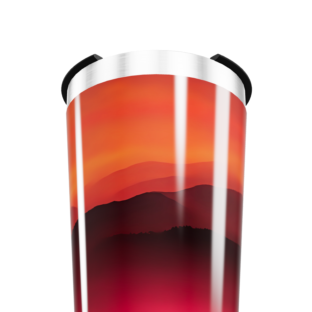 Copo Térmico - Estampa Pôr do Sol