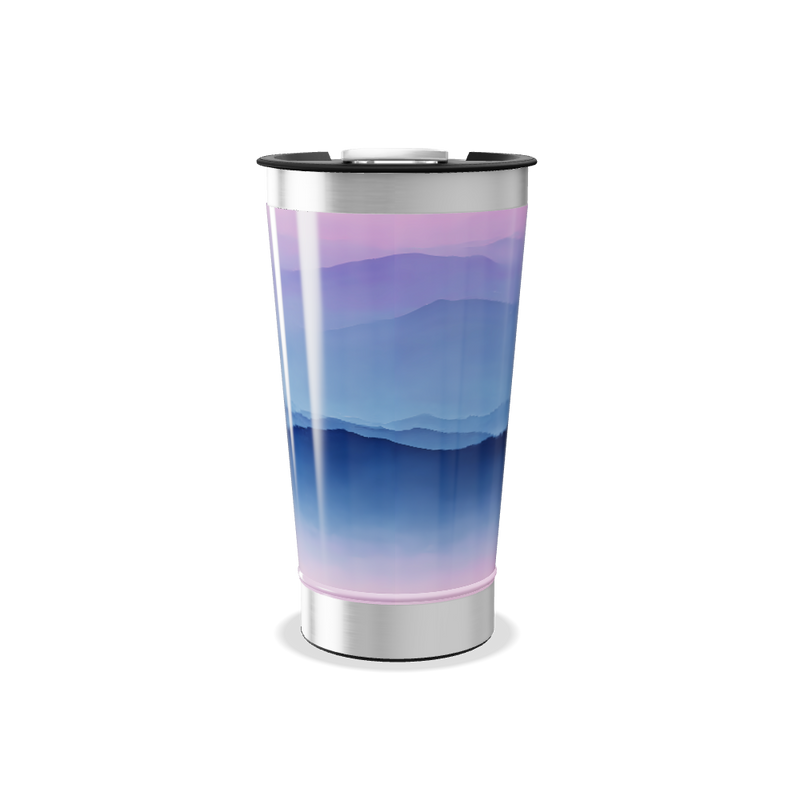 Copo Térmico - Azul Degradê Inox