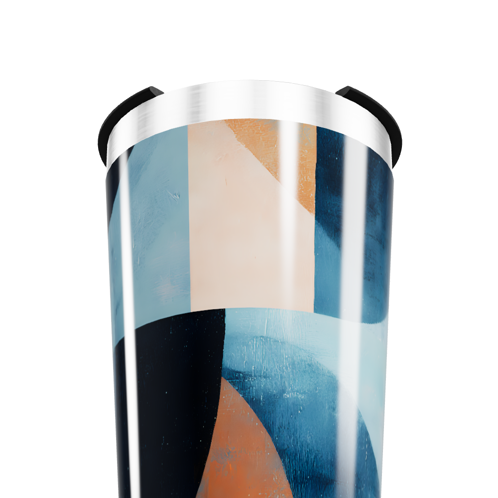 Copo Térmico - Design Abstrato Colorido