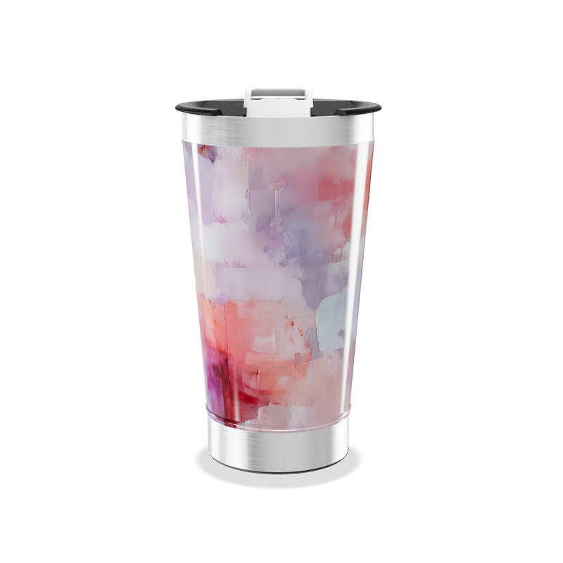Copo Térmico - Estampa Abstrata Colorida