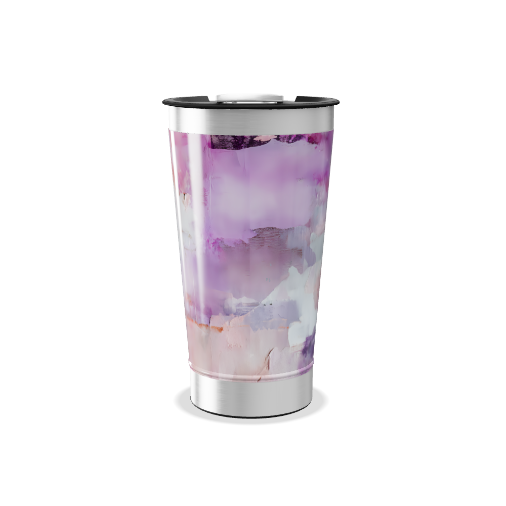 Copo Térmico - Estampa Abstrata Colorida