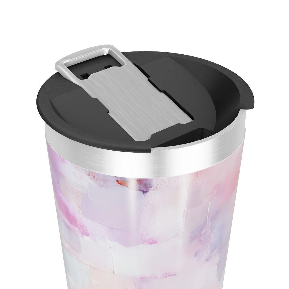 Copo Térmico - Estampa Abstrata Colorida