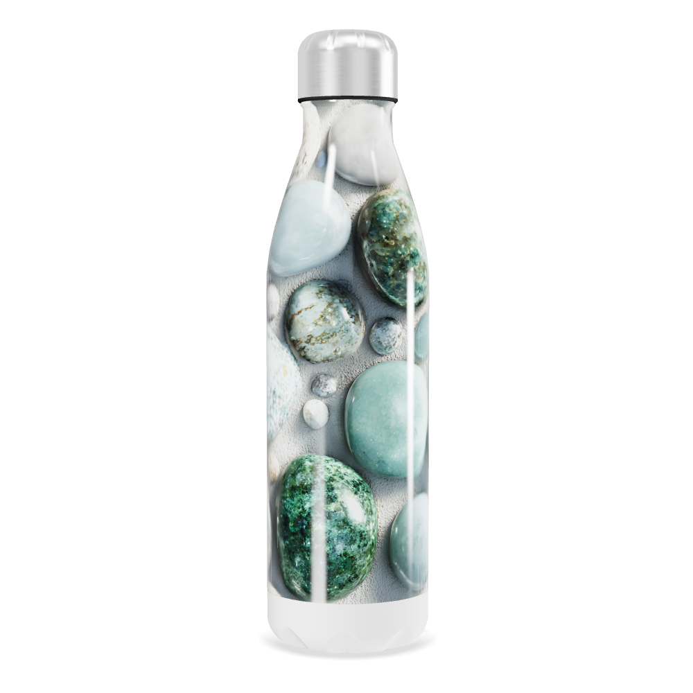 Garrafa Inox - Estampa de Pedras