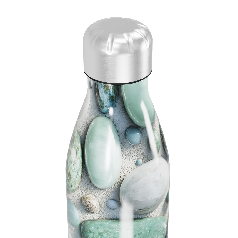 Garrafa Inox - Estampa de Pedras