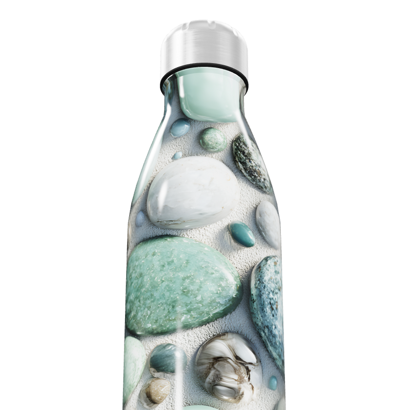 Garrafa Inox - Estampa de Pedras