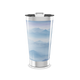 Copo Térmico - Paisagem Azul Aço Inox