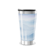 Copo Térmico - Paisagem Azul Aço Inox