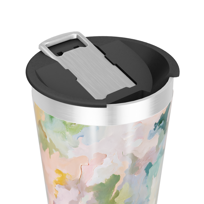 Copo Térmico - Estampa Abstrata Colorida