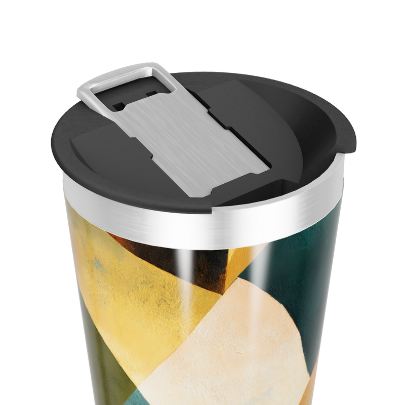 Copo Térmico - Estampa Geométrica Colorida