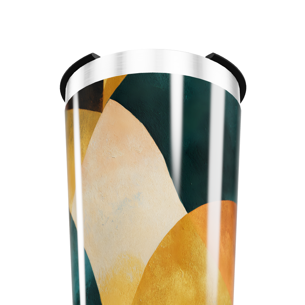 Copo Térmico - Estampa Geométrica Colorida