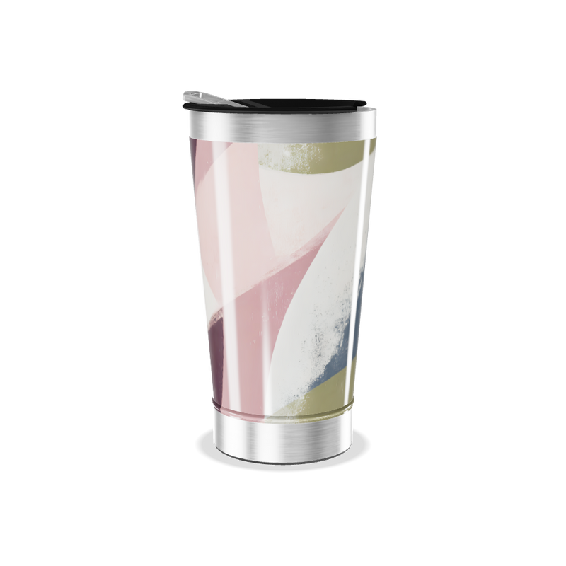 Copo Térmico - Estampa Abstrata Colorida