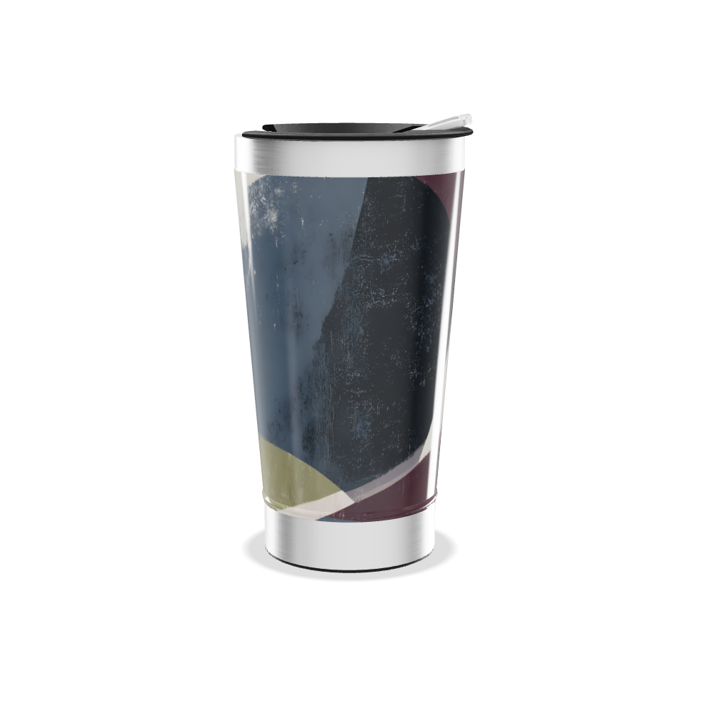 Copo Térmico - Estampa Abstrata Colorida