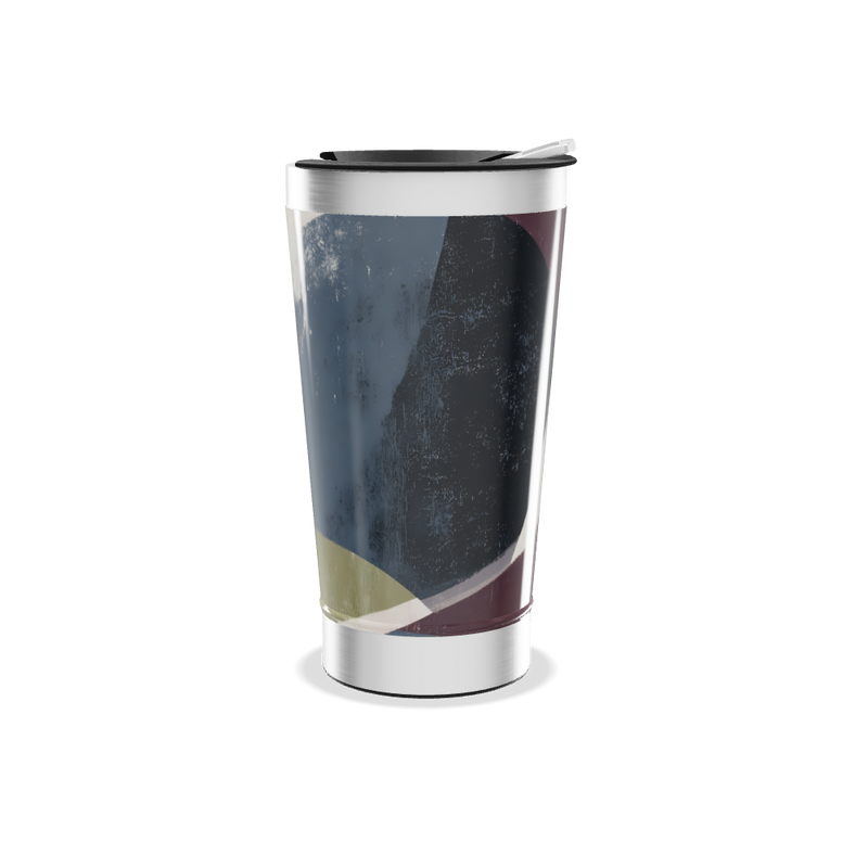 Copo Térmico - Estampa Abstrata Colorida