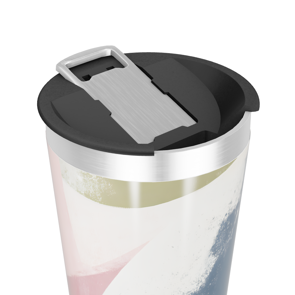 Copo Térmico - Estampa Abstrata Colorida