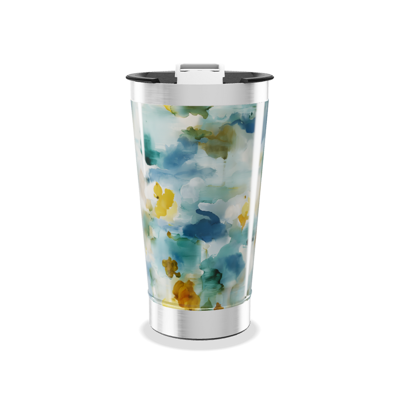 Copo Térmico - Estampa Aquarela Colorida