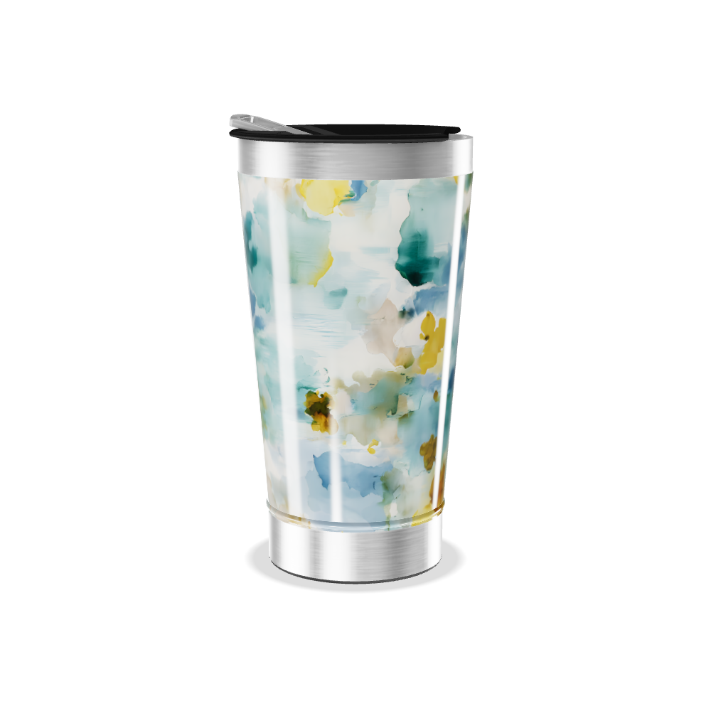 Copo Térmico - Estampa Aquarela Colorida