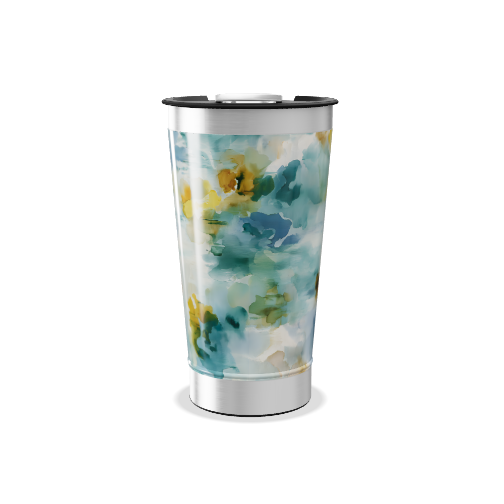 Copo Térmico - Estampa Aquarela Colorida