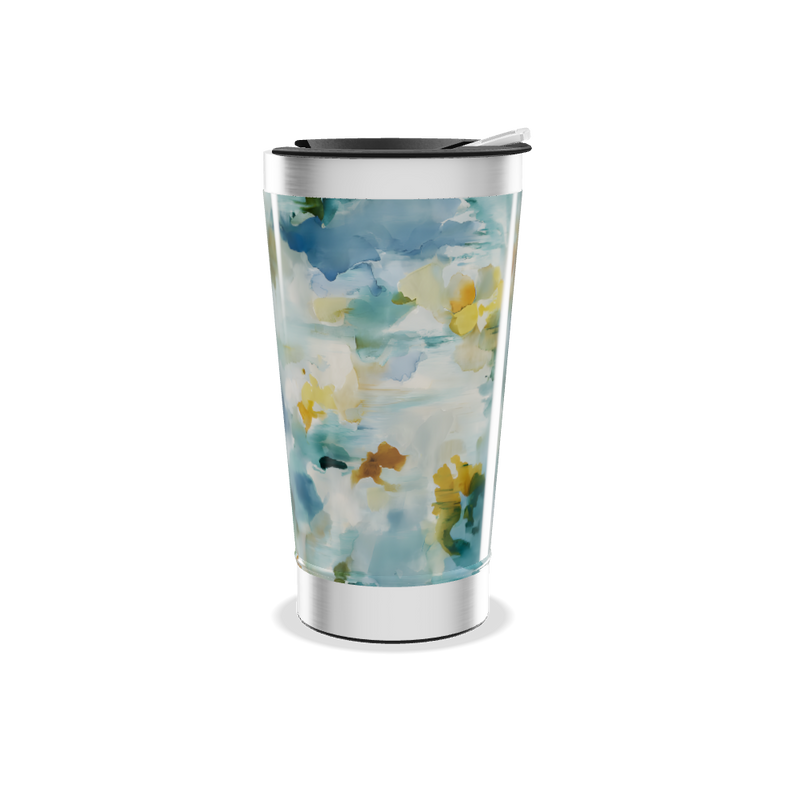 Copo Térmico - Estampa Aquarela Colorida