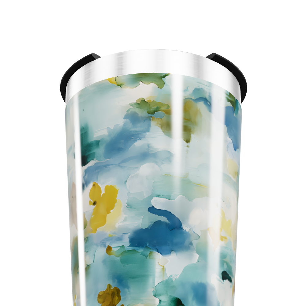 Copo Térmico - Estampa Aquarela Colorida