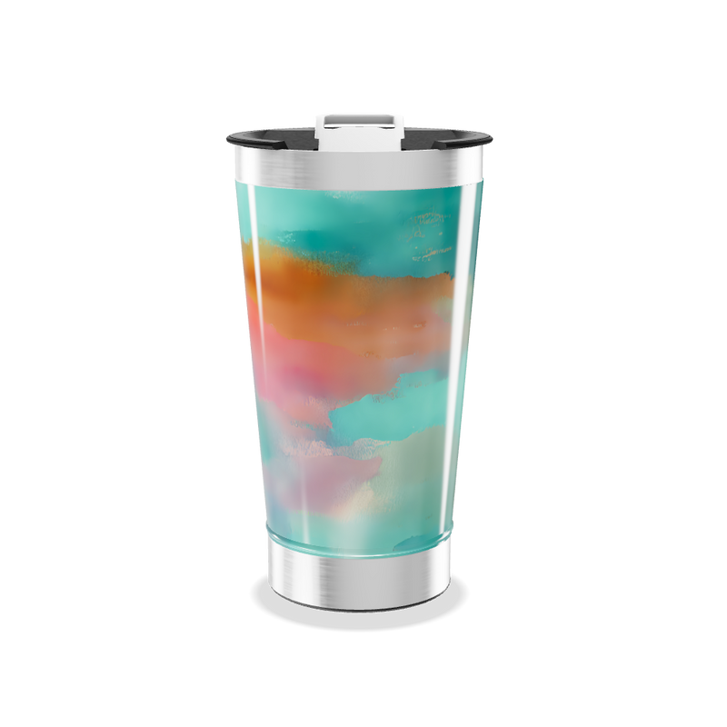 Copo Térmico - Estampa Aquarela Colorida