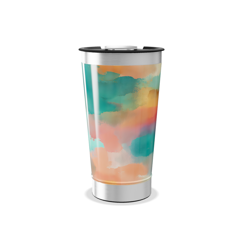 Copo Térmico - Estampa Aquarela Colorida