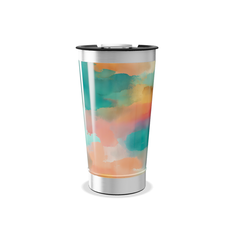 Copo Térmico - Estampa Aquarela Colorida