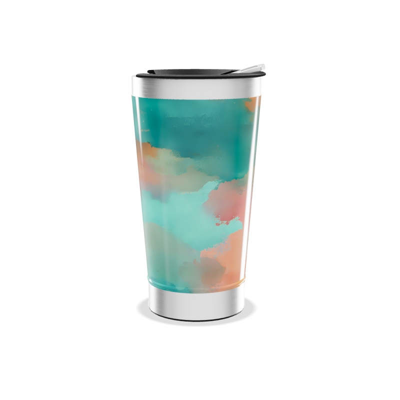 Copo Térmico - Estampa Aquarela Colorida