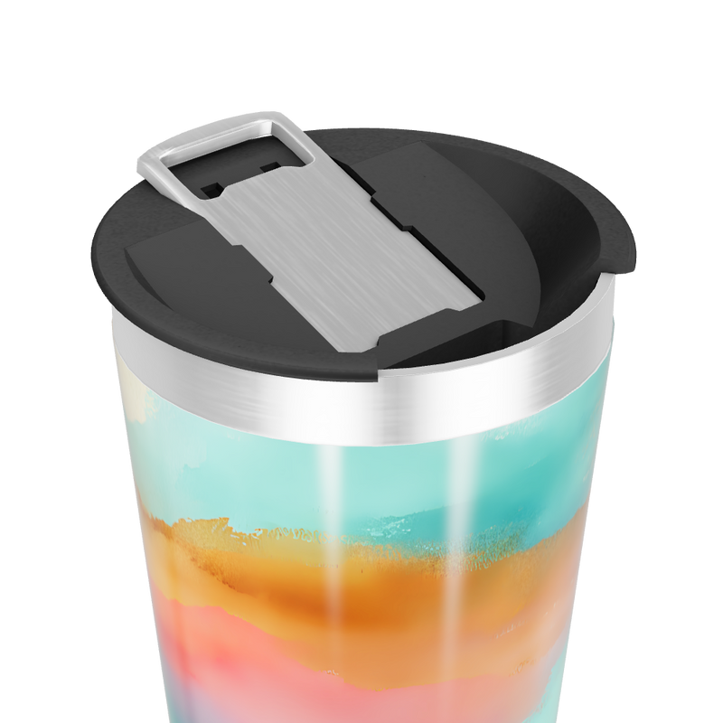 Copo Térmico - Estampa Aquarela Colorida