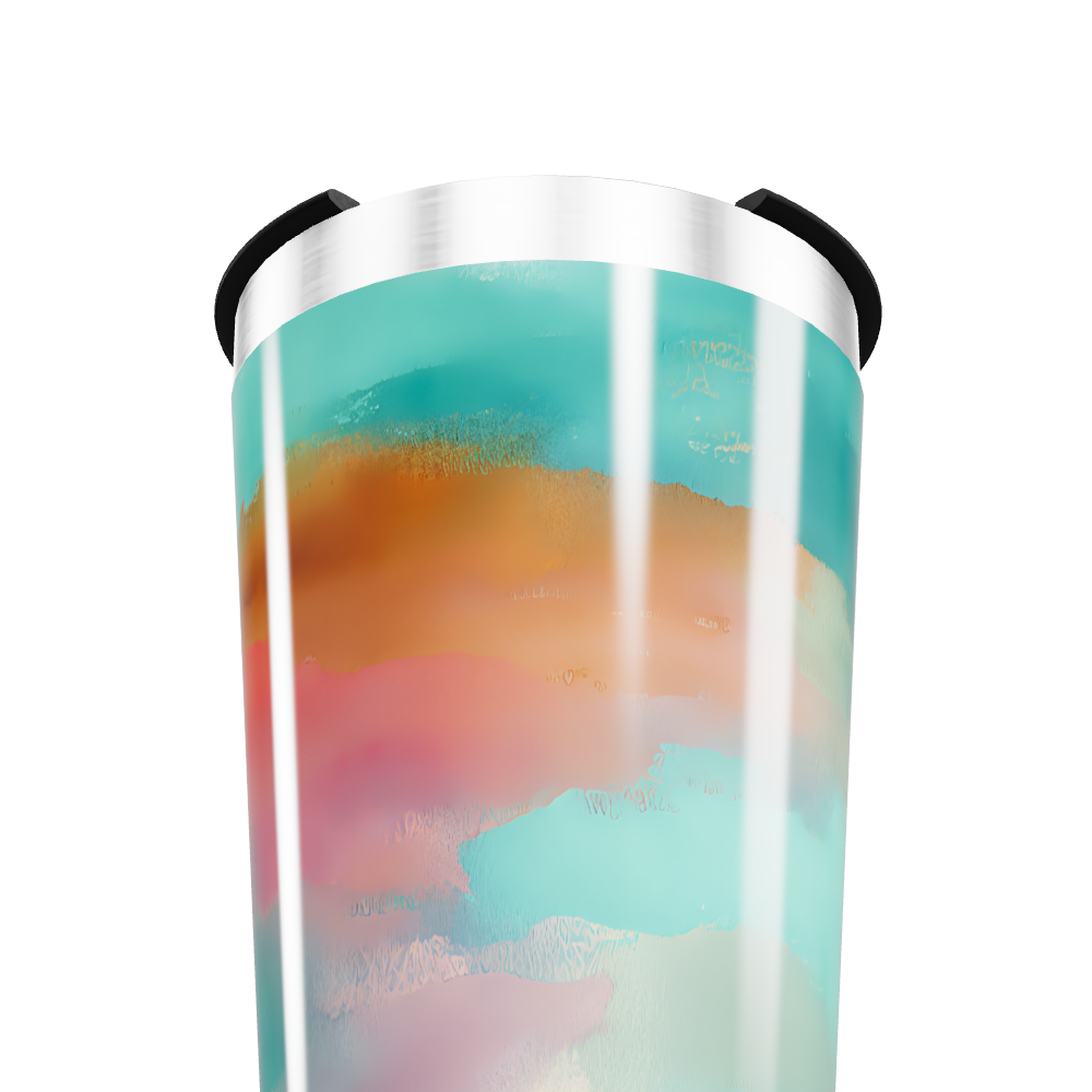 Copo Térmico - Estampa Aquarela Colorida