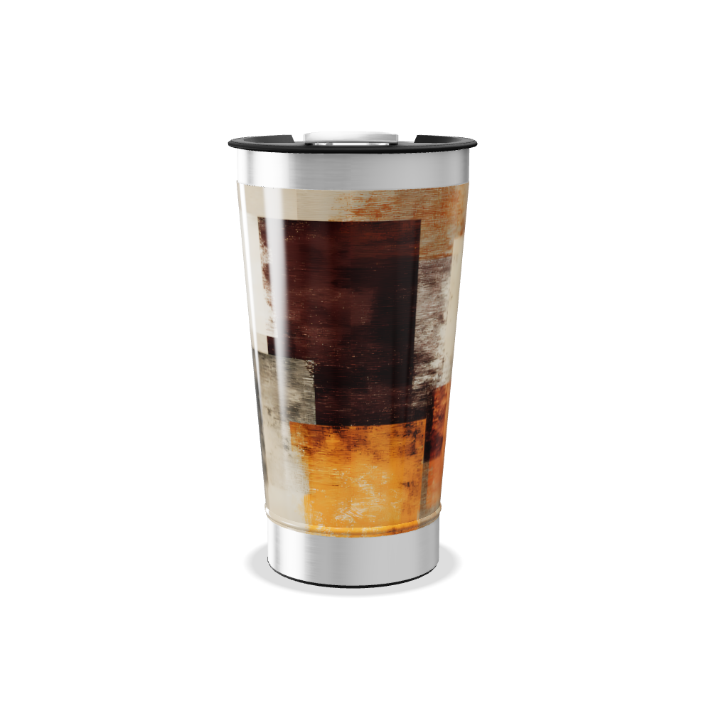 Copo Térmico - Estampa Geométrica Colorida