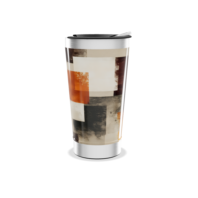 Copo Térmico - Estampa Geométrica Colorida