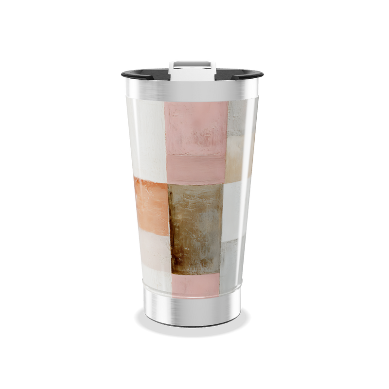 Copo Térmico - Com estampa colorida geométrica