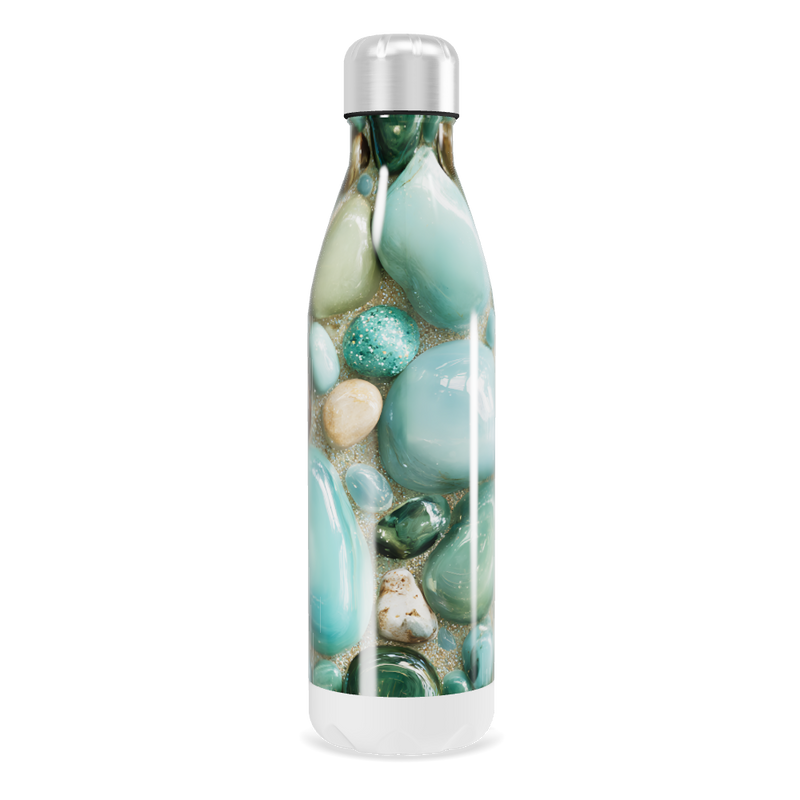 Garrafa Inox - Pedras Azuis