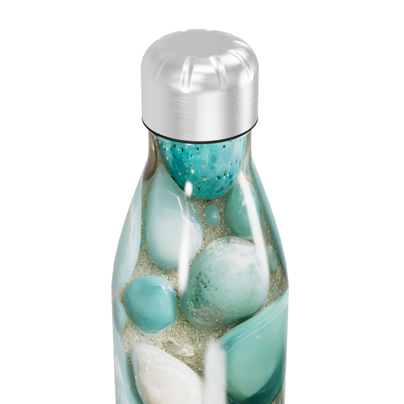 Garrafa Inox - Pedras Azuis
