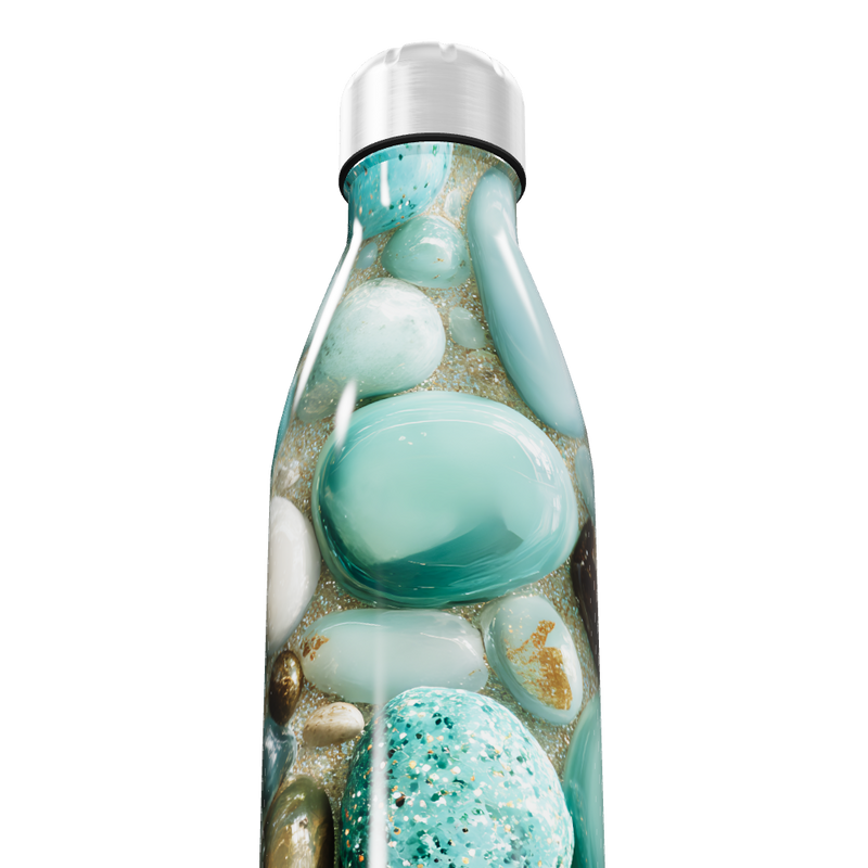 Garrafa Inox - Pedras Azuis