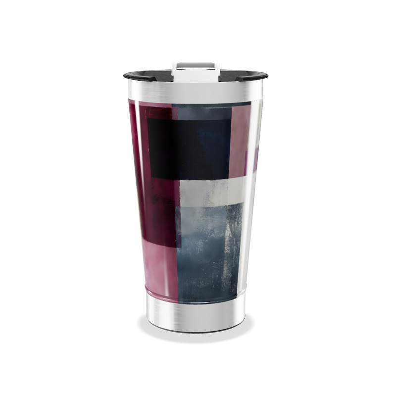 Copo Térmico - Estampa Geométrica Colorida