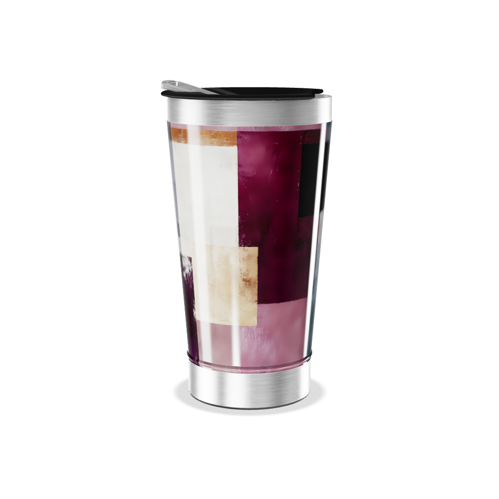 Copo Térmico - Estampa Geométrica Colorida