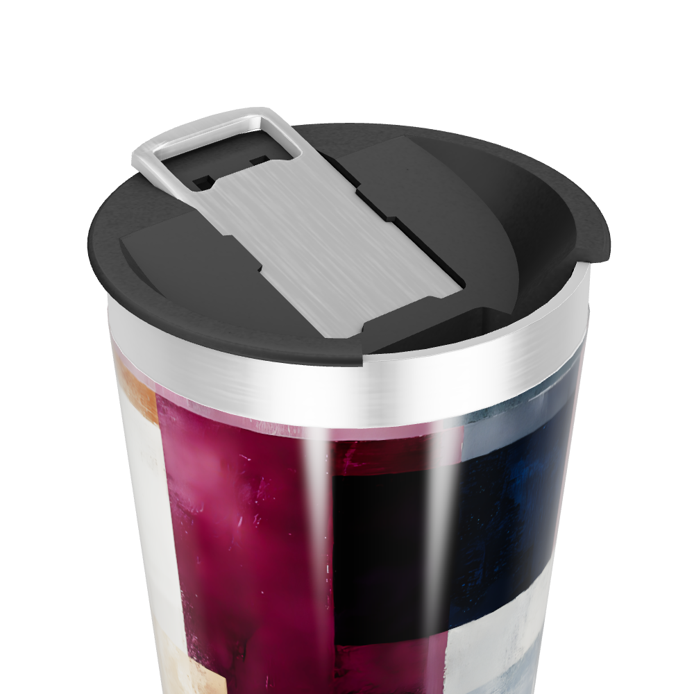 Copo Térmico - Estampa Geométrica Colorida