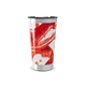 Copo Térmico - Estampa Abstrata Vermelha