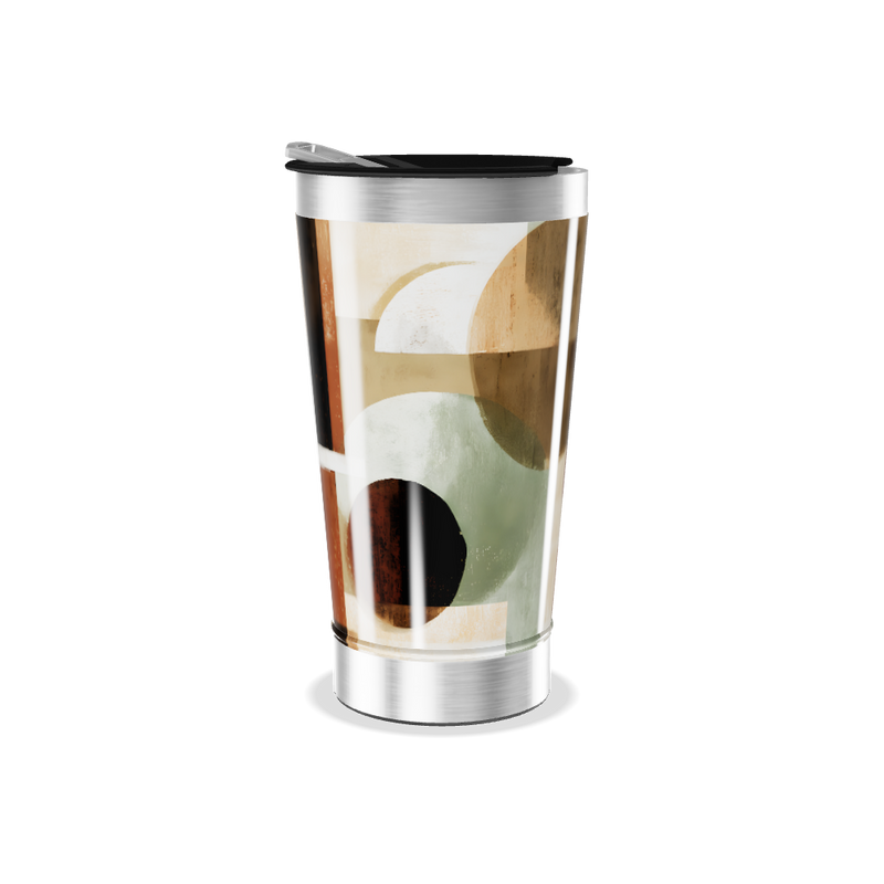 Copo Térmico - Estampa Geométrica Colorida