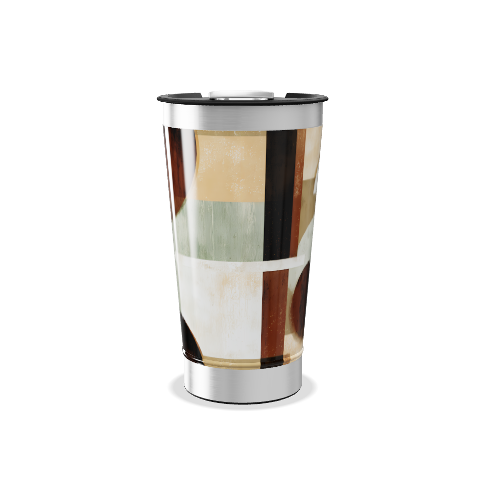 Copo Térmico - Estampa Geométrica Colorida