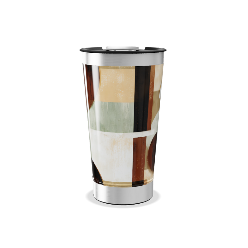 Copo Térmico - Estampa Geométrica Colorida
