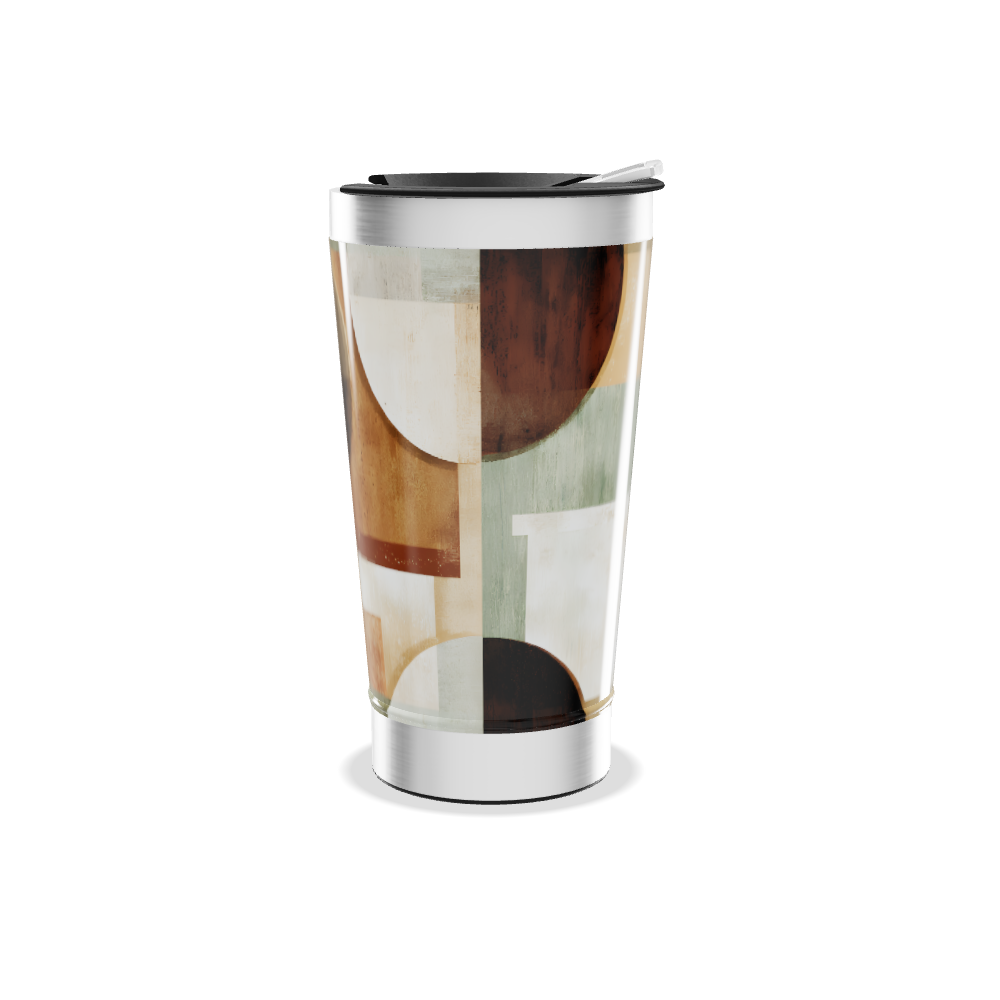 Copo Térmico - Estampa Geométrica Colorida