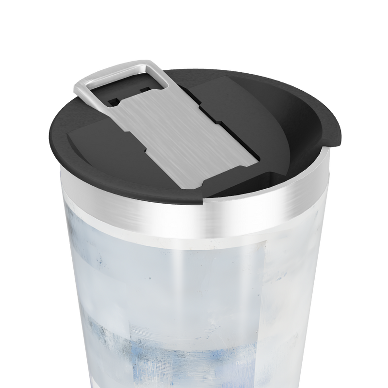 Copo Térmico - Aço Inox com Estampa Azul