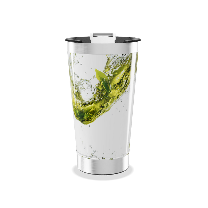 Copo Térmico - Com estampa de folhas