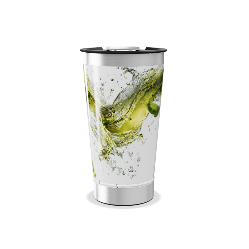 Copo Térmico - Com estampa de folhas