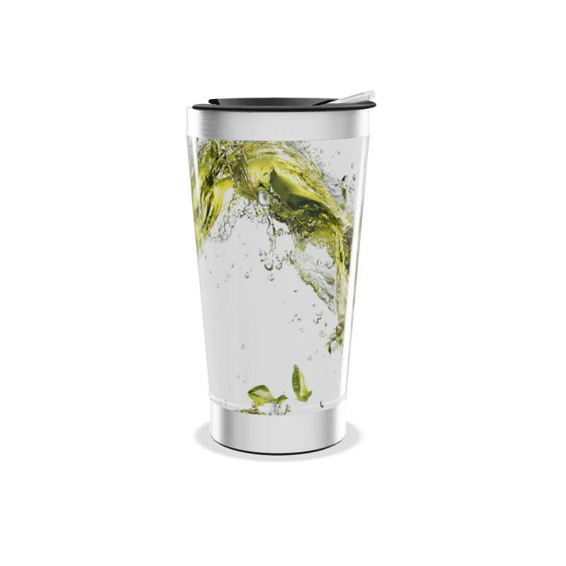 Copo Térmico - Com estampa de folhas